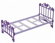 Кроватка фиолетовая без п/п С-1424