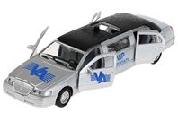 Машина Технопарк ЛИМУЗИН VIP АВТОПАРК  металл.инерц. свет+звук СТ10-052