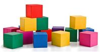Кубики Цветные 20шт. 2323