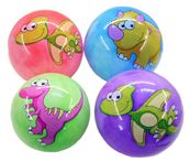 Мяч 17-2-99 Динозавры 4 цвета 20см. (400шт.в кор.)