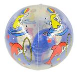 Мяч надувной 17-1-368 с рисунком дельфины  (720шт.в кор.)