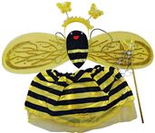 Набор карнавальный Пчела (юбка,крылья,ободок,палочка) 20-2-730 (163)