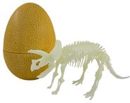 3D Пазл 132 скелет динозавра в бол яйце (свет в ночи) (6шт.в уп.) (108шт.в кор.)