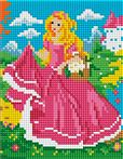 Алмазная мозаика Красивая принцесса 17*22см. с подр.,с полн. заполнением AC17008