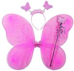 Набор карнавальный (крылья бабочки, ободок, палочка) 20-2-726 (300)