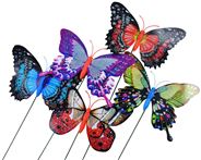 Бабочка на палочке для садового дизайна 22-1-950 в асс (1000)