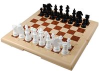 Игра настольная Шашки-Шахматы (бол,беж) 03889