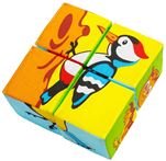 Игрушка Кубики Собери картинку (Птицы) 688
